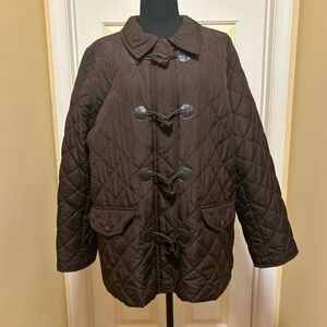 Women’s Quilted Brown Barn Jacket